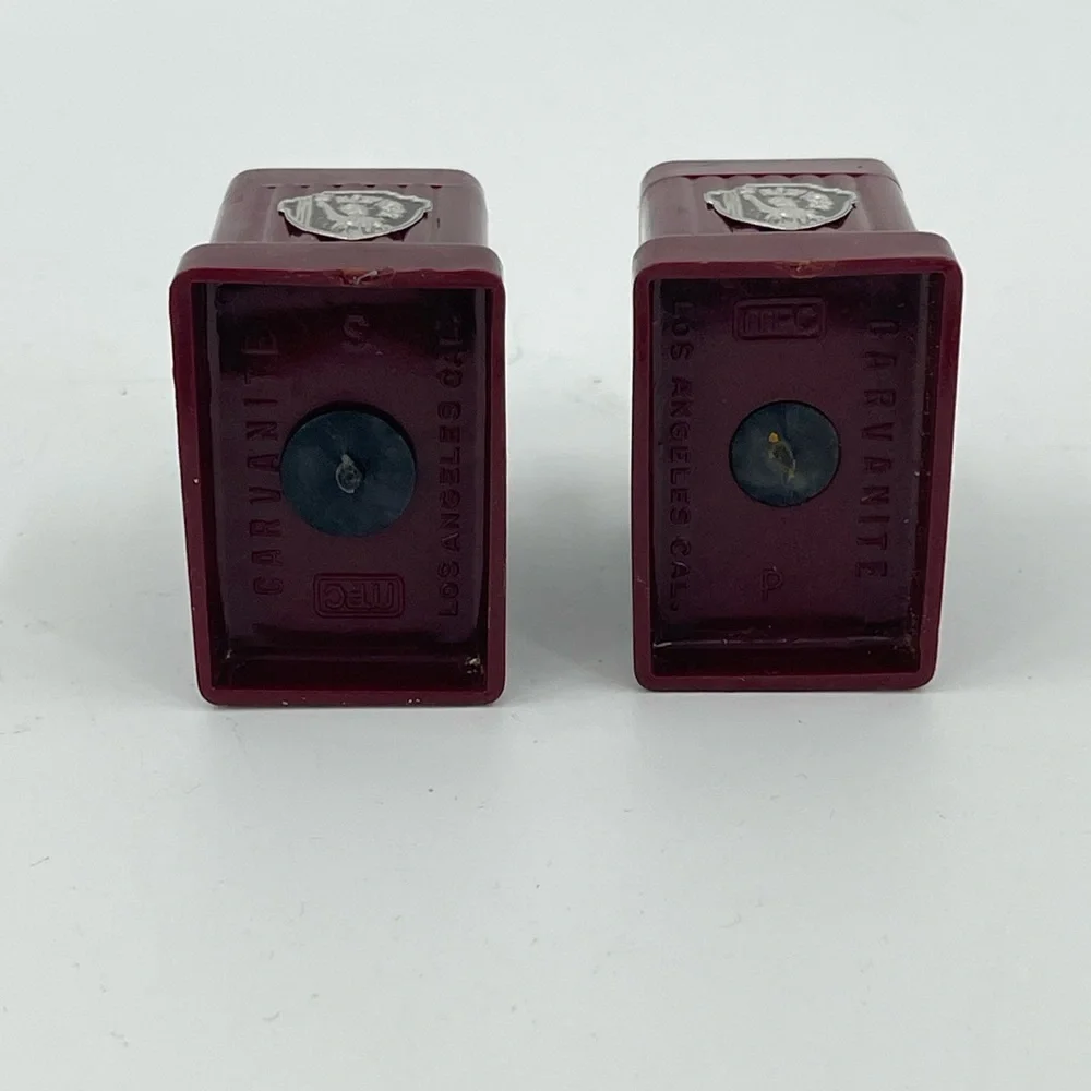 Carvanite NY Statue of‎ Liberty Plastic Salt & Pepper Shaker Set 1950's Vintage